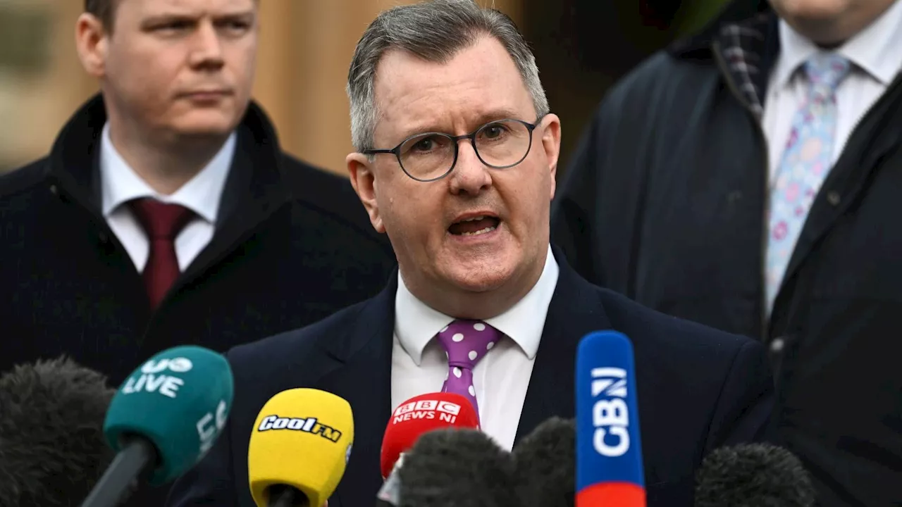 DUP’s Jeffrey Donaldson charged with historical sexual offences