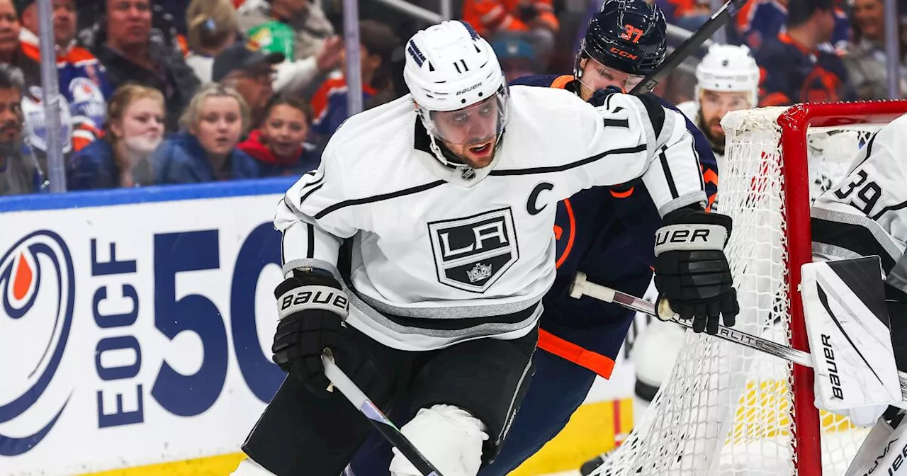 Kings lose to Oilers and fall behind Golden Knights into a wild-card spot