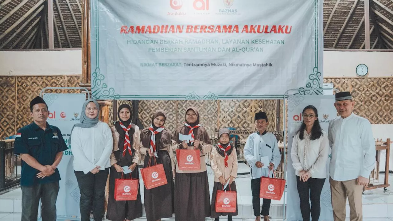 Berbagi Berkah Ramadan, Akulaku Finance Indonesia Gandeng Baznas Bantu Masyarakat Membutuhkan