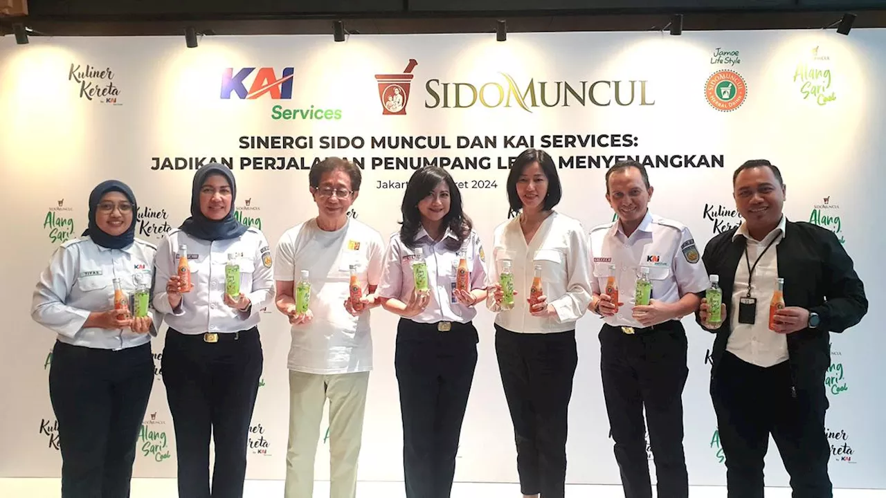 Dukung Healthy Drink, Sido Muncul dan KAI Services Kolaborasi Sajikan Minuman Herbal di Kuliner Kereta