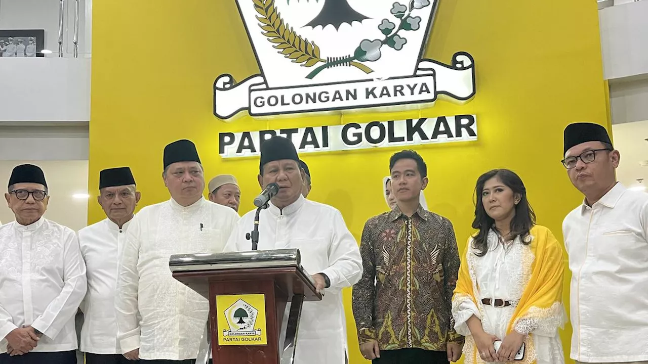 Prabowo Sampaikan Terima Kasih Atas Kerja Keras Golkar di Pilpres 2024: Perannya Sangat Besar