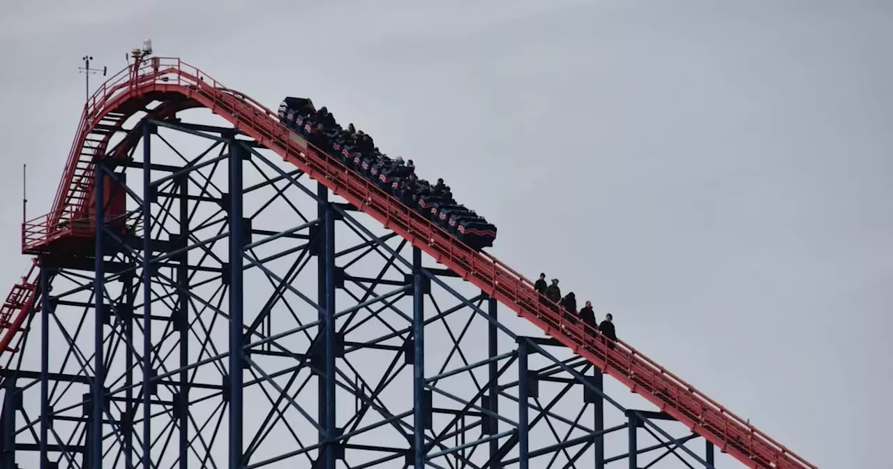 Riders stuck as Pleasure Beach Big One 'breaks down mid-ride'