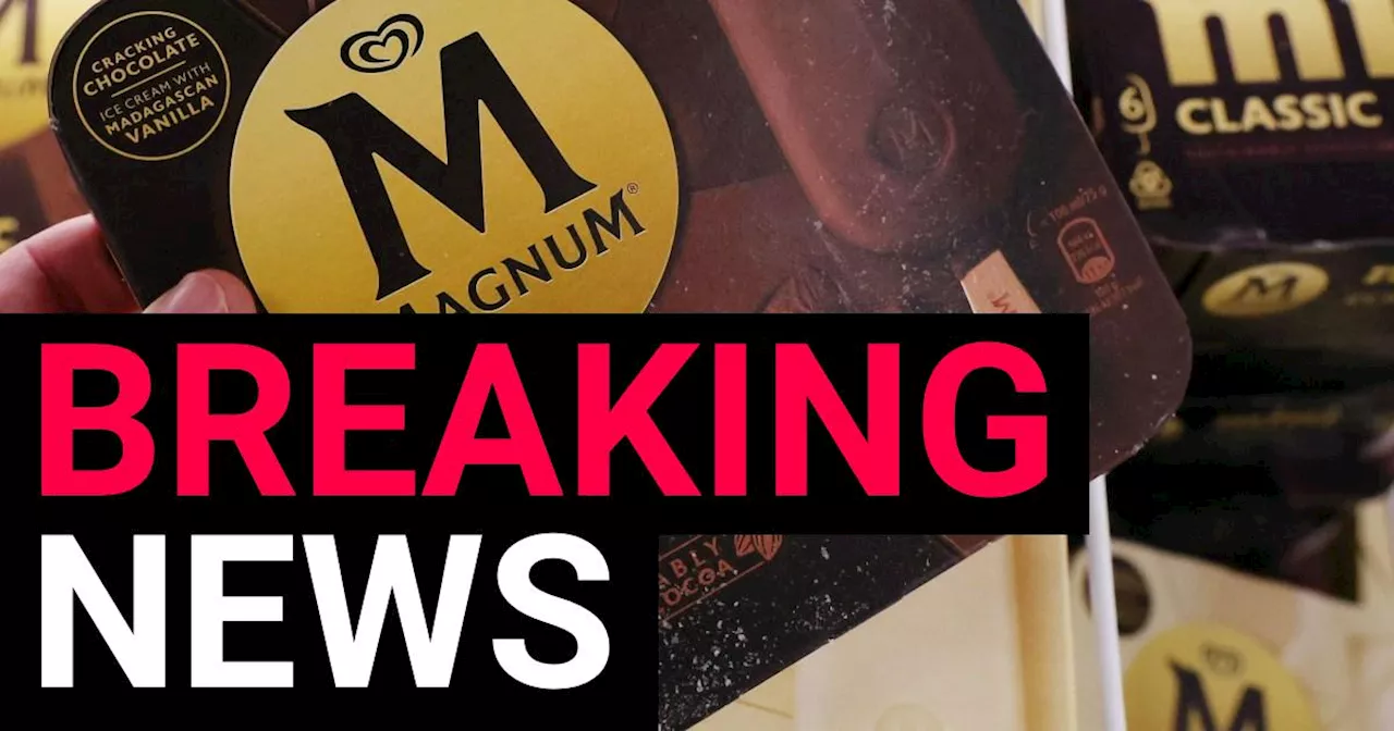 Recall of Magnum Classic ice creams over fears they may contain metal