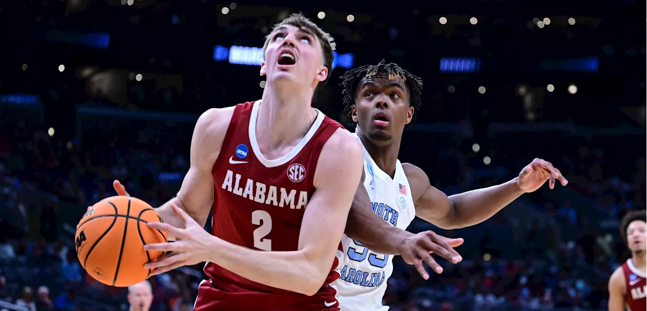 No. 1 UNC upset by No. 4 Alabama 89-87 in March Madness