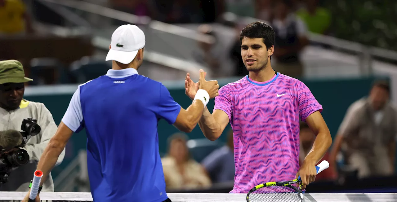 Grigor Dimitrov upsets No. 1 Carlos Alcaraz in Miami Open quarterfinals