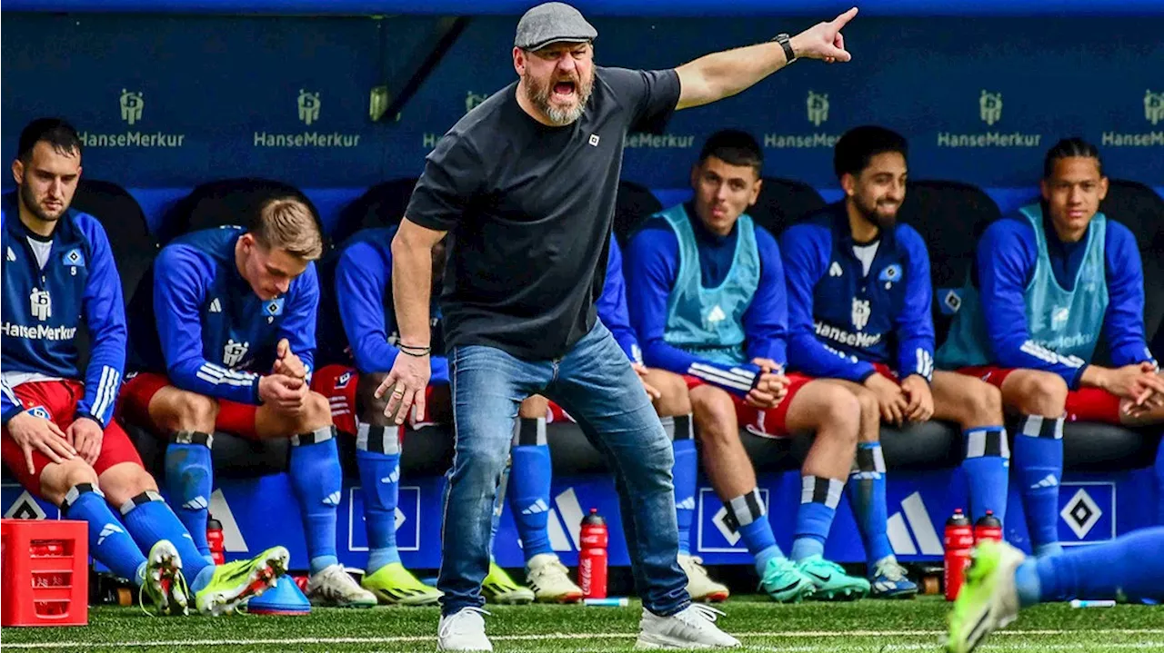 HSV-Coach Baumgart vor Spiel in Fürth: Nicht gucken, punkten!