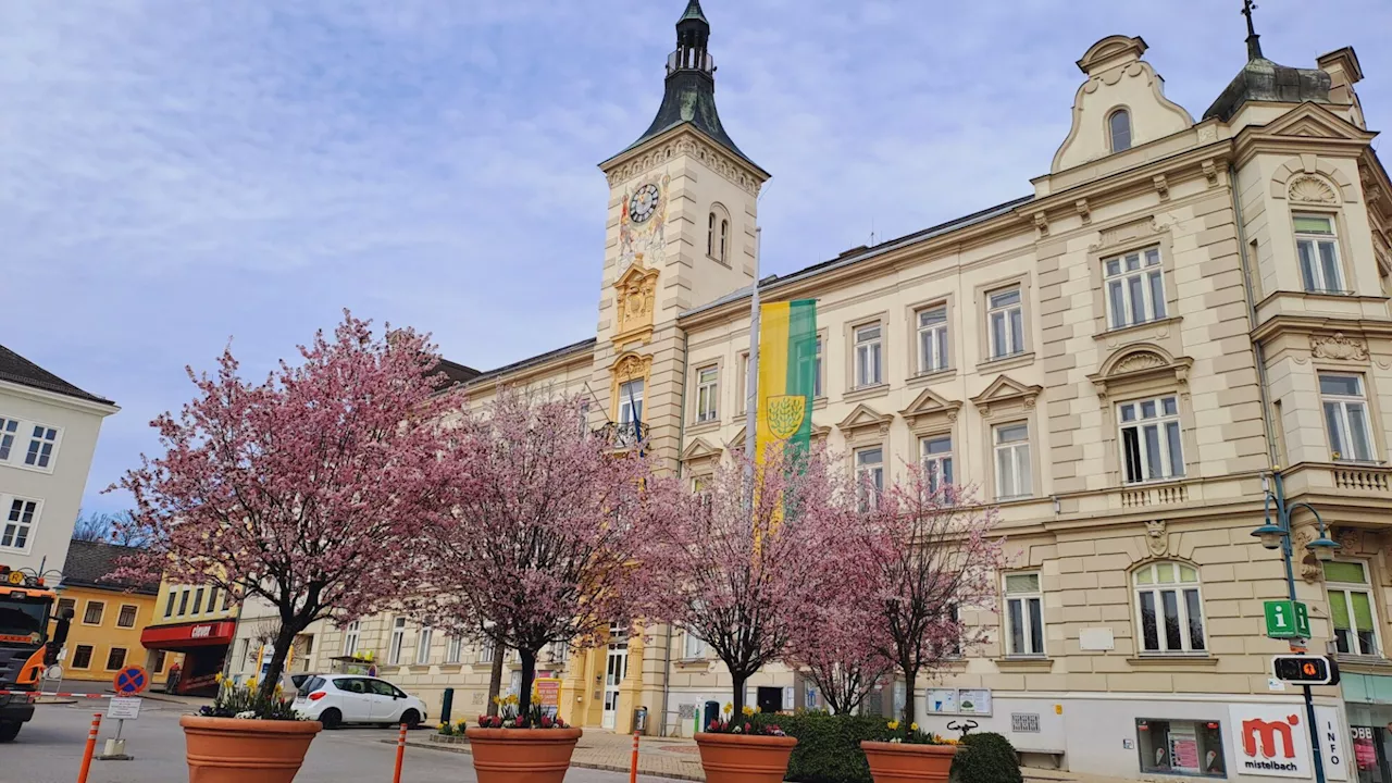 Verschobene Projekte verschaffen Mistelbach finanziellen Spielraum