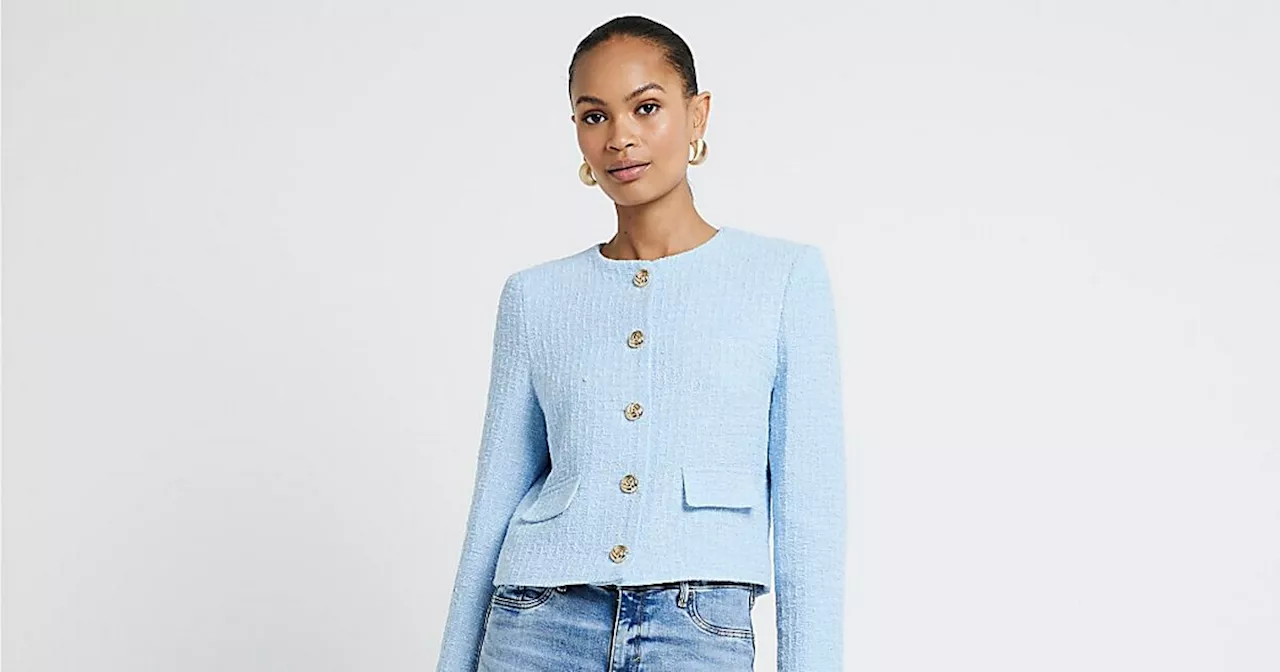 River Island's Chanel-style jacket comes in spring's hottest colour