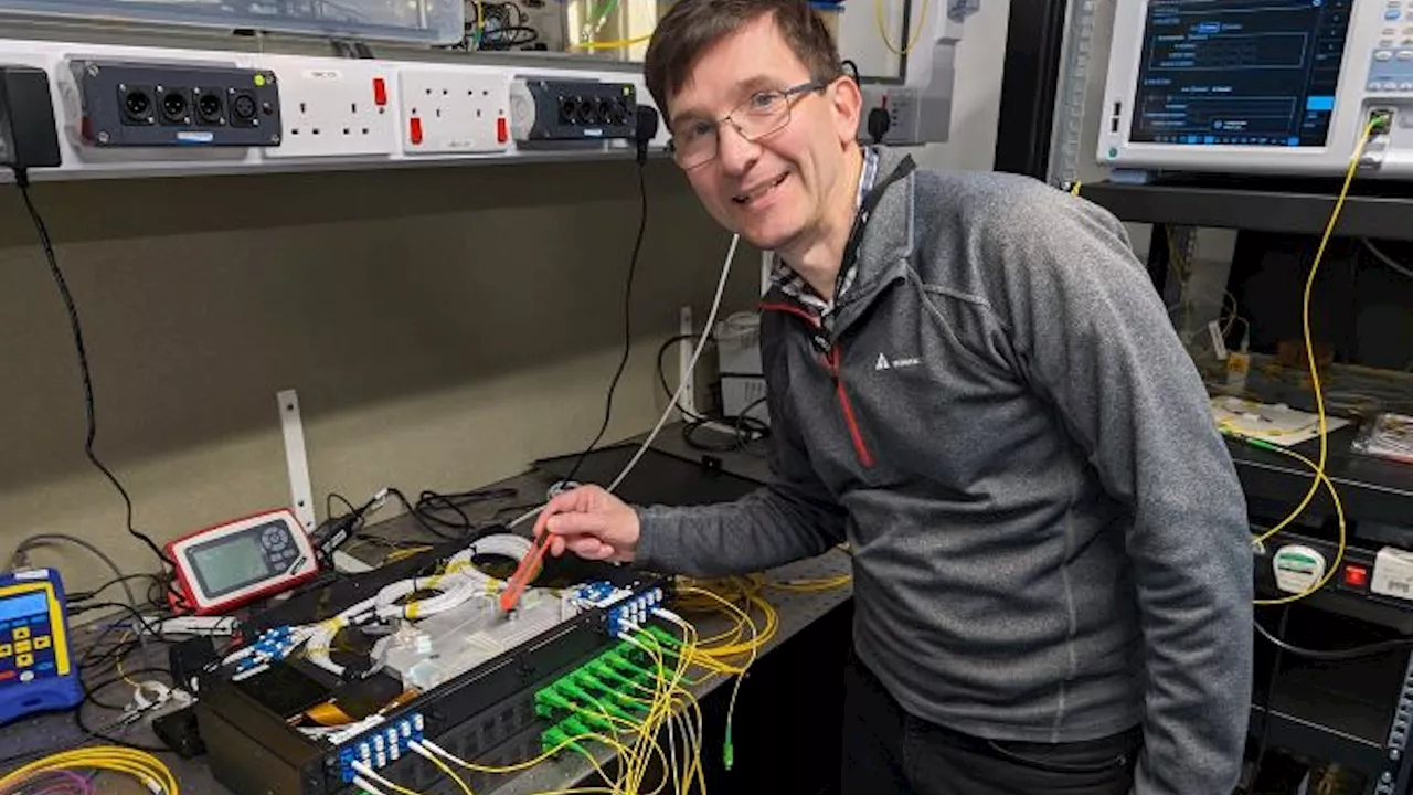 Researchers unlock fiber optic connection 1.2 million times faster than broadband