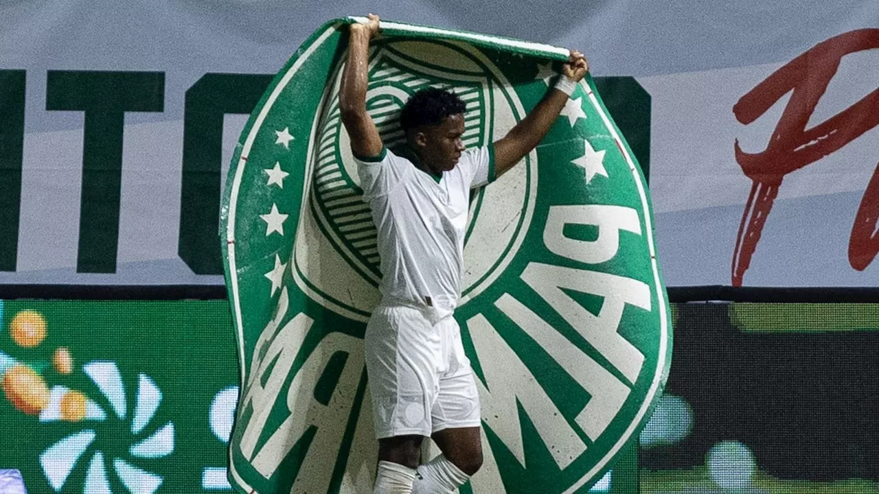 Imprensa internacional exalta Endrick após gol pelo Palmeiras no Paulistão