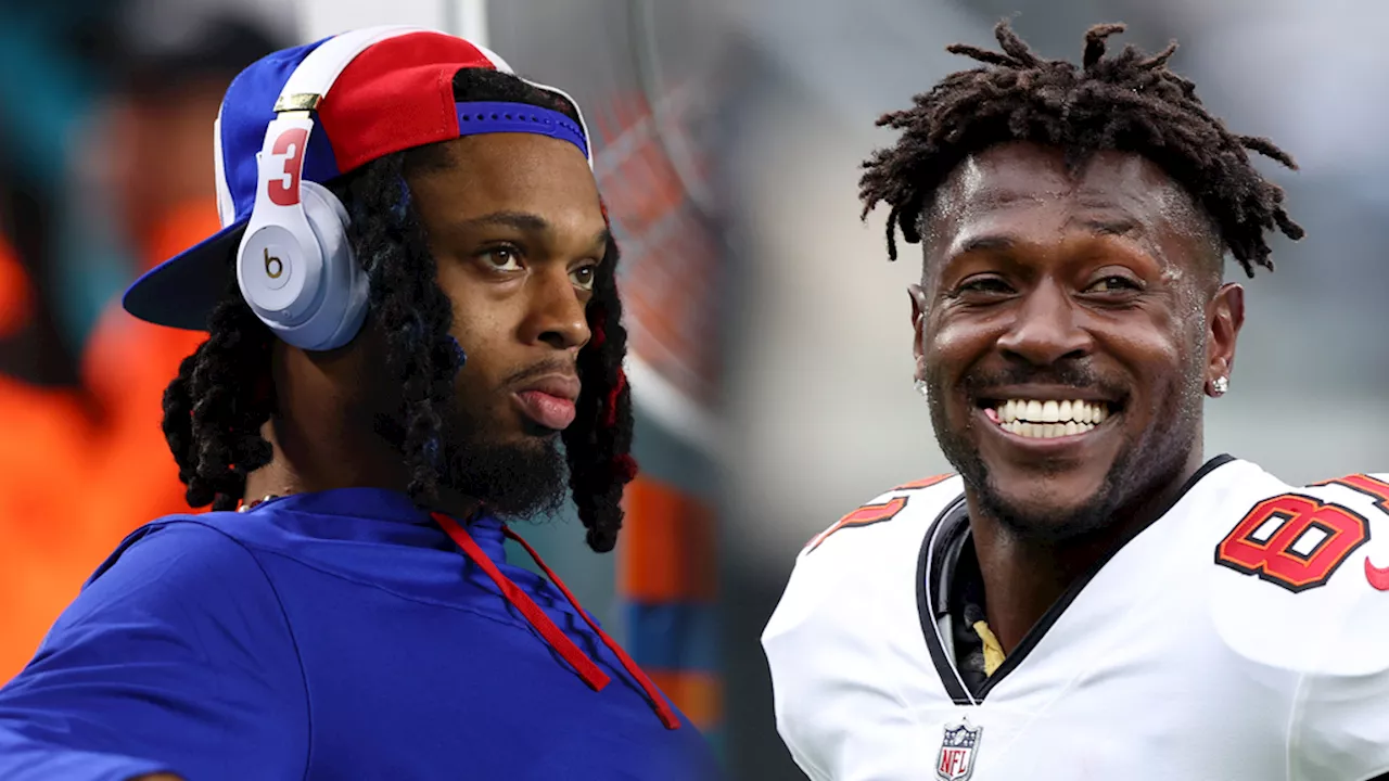 NFL-Stars auf Social Media: Geschmackloser Post - Damar Hamlin zofft sich mit Antonio Brown