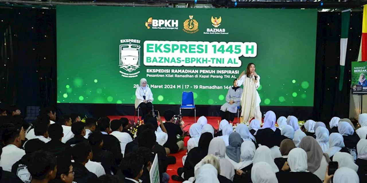 Najwa Shihab Beri Wejangan Peserta Pesantren Kilat di KRI Semarang-594