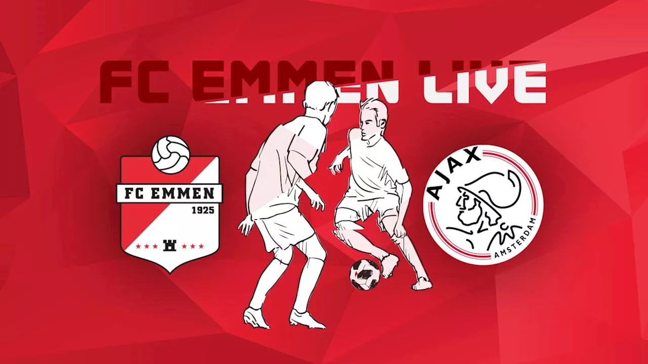 FC Emmen lijkt wedstrijd tegen Jong Ajax te beslissen, mis hier niks van de slotfase