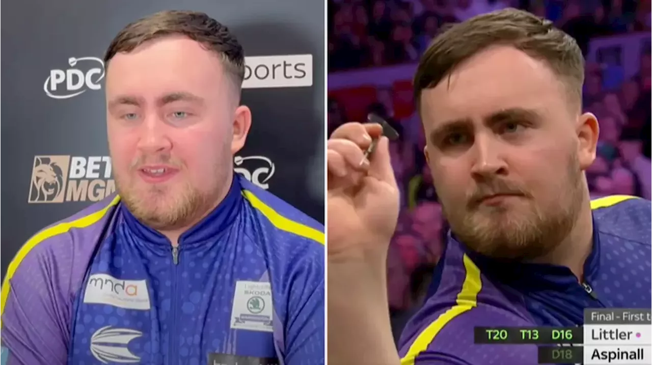 Luke Littler has new superstition that he'll do 'every week' after Premier League win
