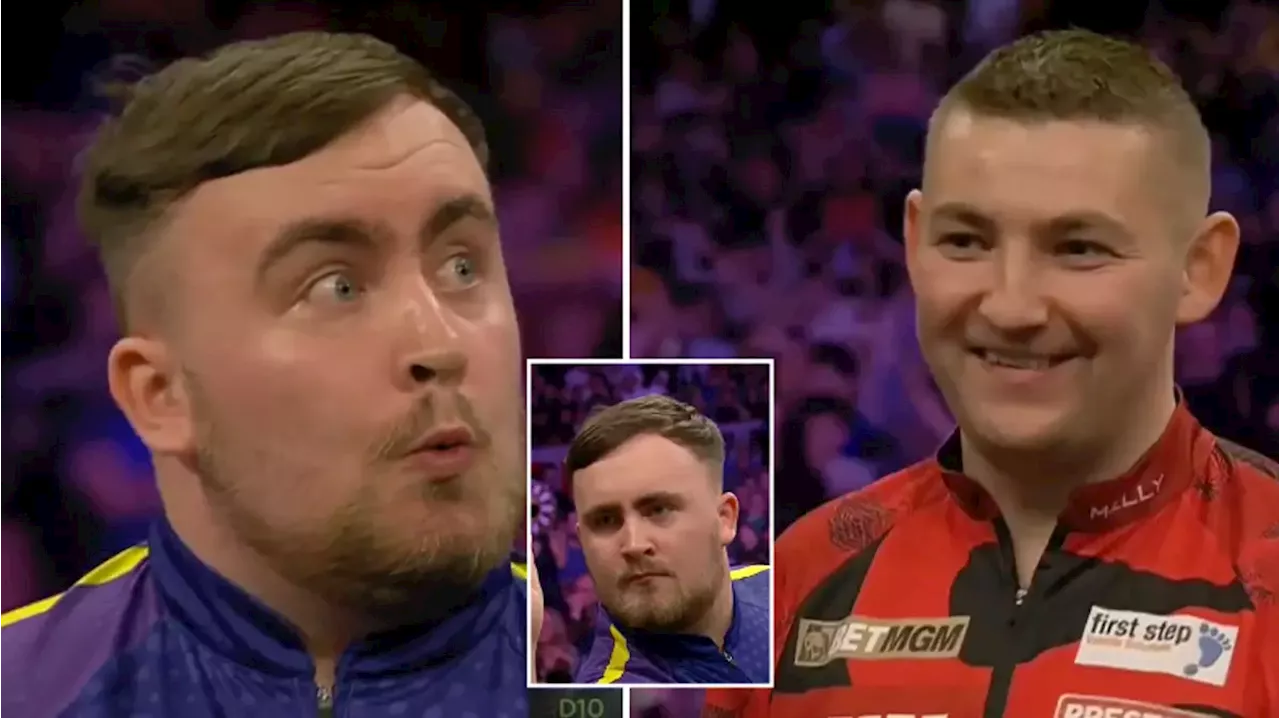 Luke Littler produces sensational checkout to win his first Premier League night