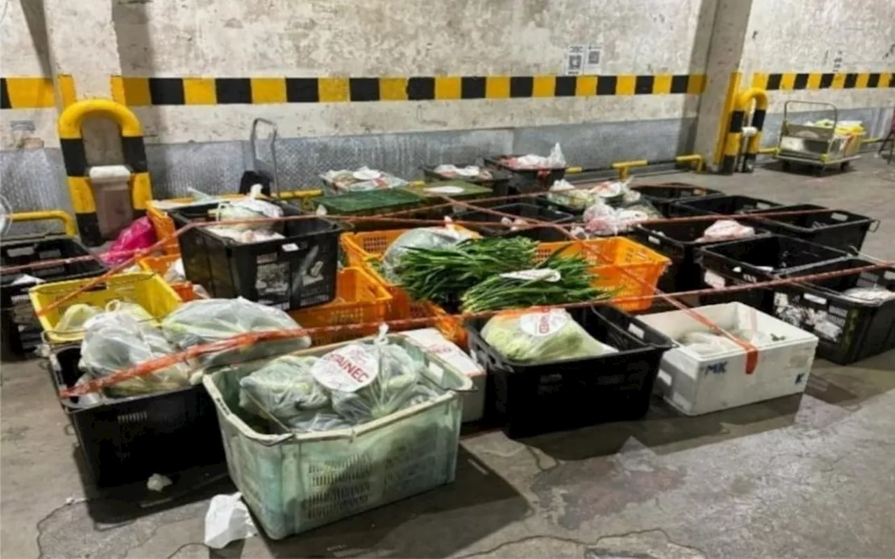 Singapore seizes 1.5 tonne of illegally imported fresh produce and processed food from Malaysia