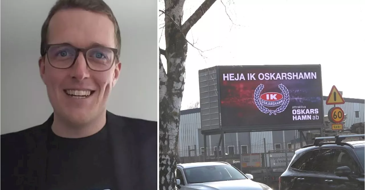 Turismbolagets psykning inför matchen: ”Heja Oskarshamn”-skyltar i Jönköping