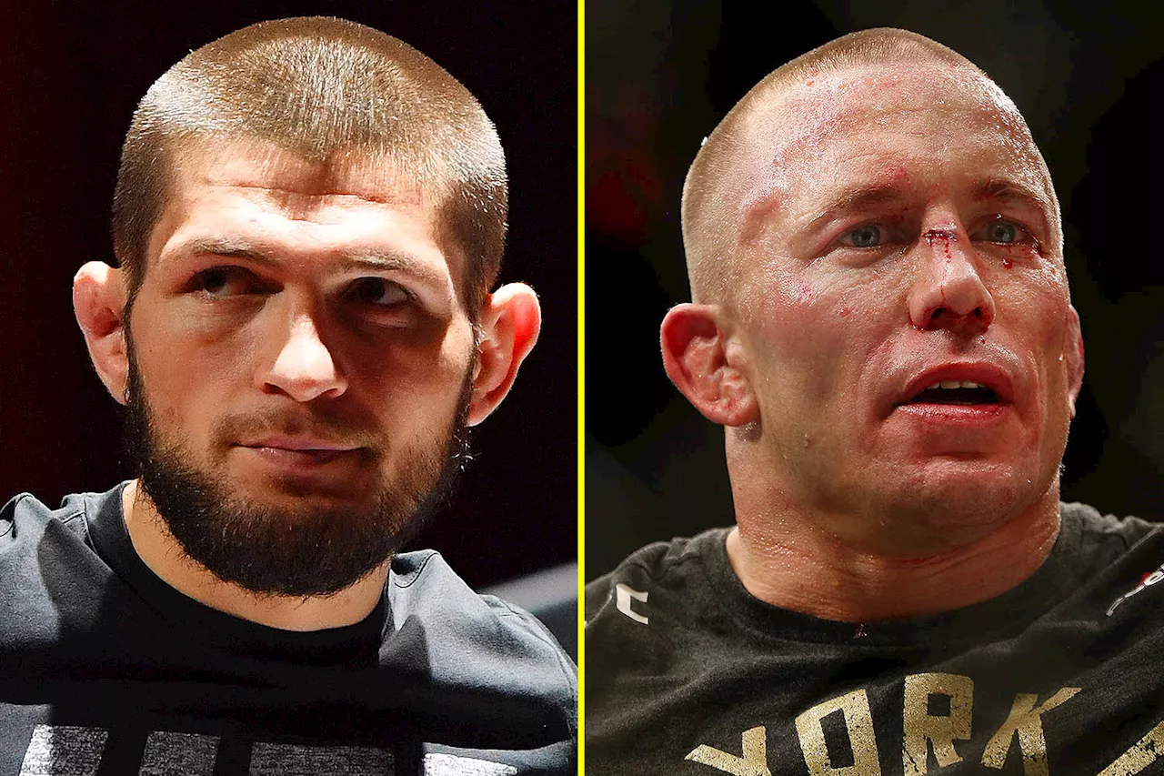 Khabib Nurmagomedov issues classy response to Georges St-Pierre predicting he would ‘put him down’ in UFC s...