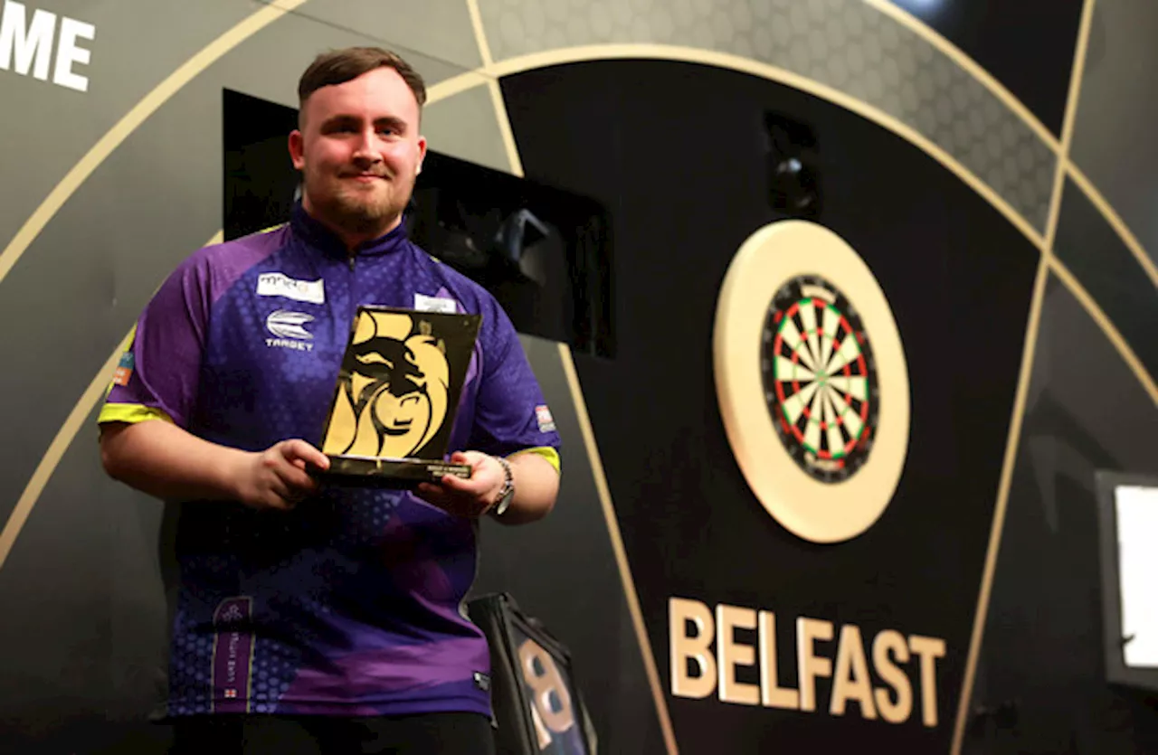 Luke Littler overcomes Nathan Aspinall to secure first Premier League win