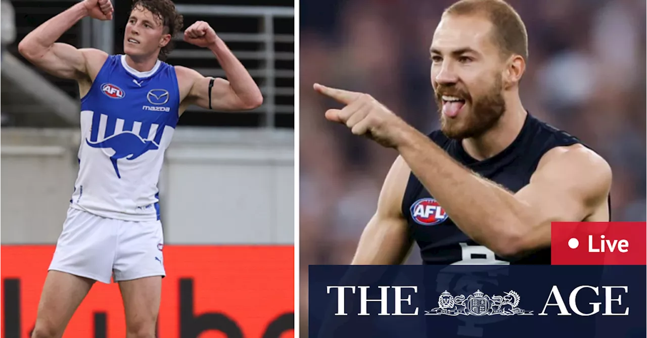 AFL 2024 round three LIVE updates: North Melbourne Kangaroos, Carlton Blues take the stage for Good Friday clash