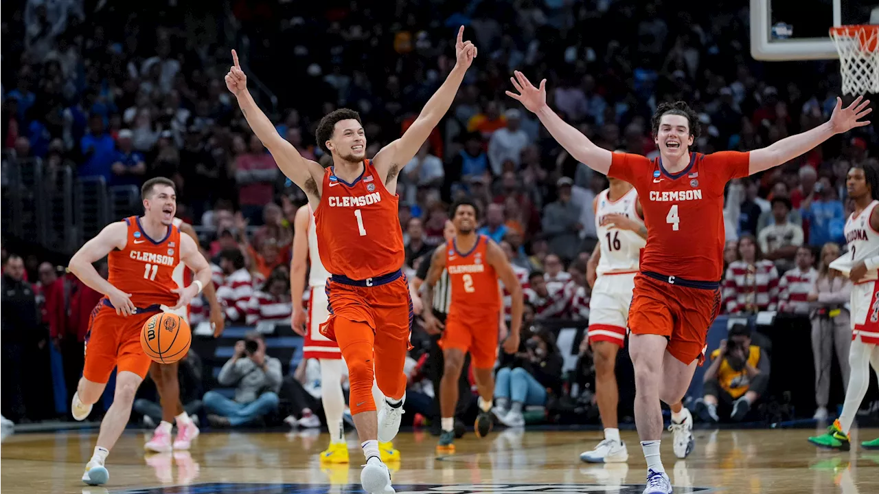 Clemson reaches the Elite Eight for the first time since 1980, beating Arizona