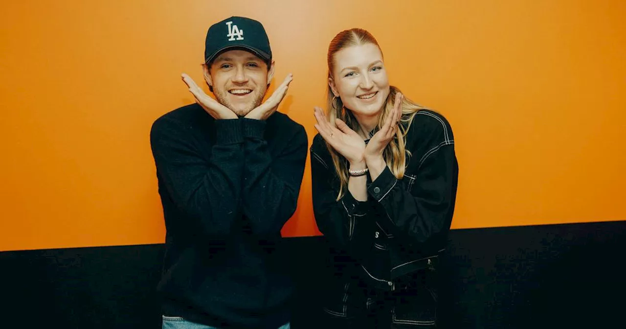 Sara ontmoet haar grote idool Niall Horan (en geeft hem gepimpte sneakers): ‘Droom is uitgekomen’