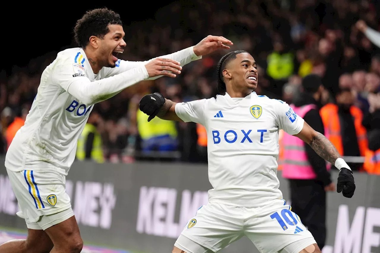 Leeds al veertien duels op rij ongeslagen: mooie goal van Summerville