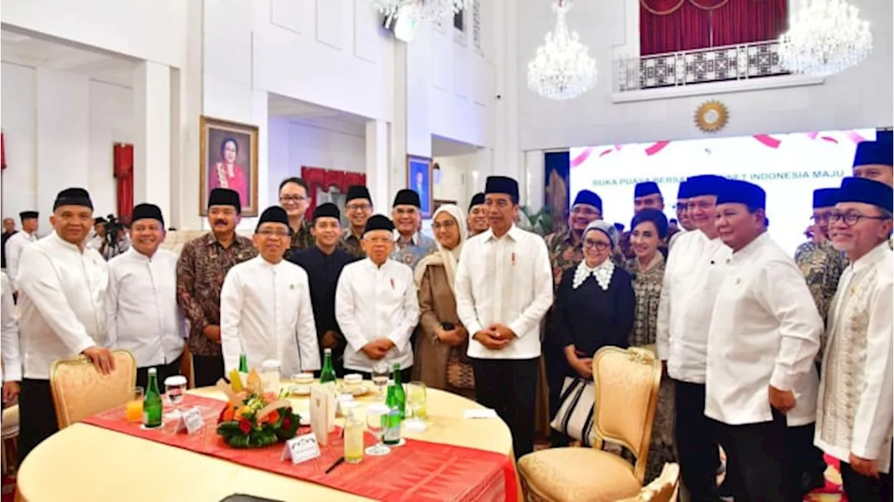 Momen Akrab Prabowo dan Jokowi di Acara Bukber di Istana Negara