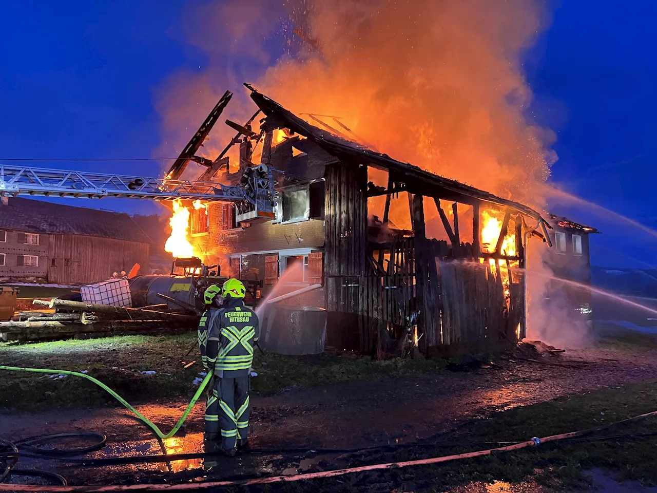 Nach tödlichem Brand in Hittisau: Deshalb ist das Feuer ausgebrochen