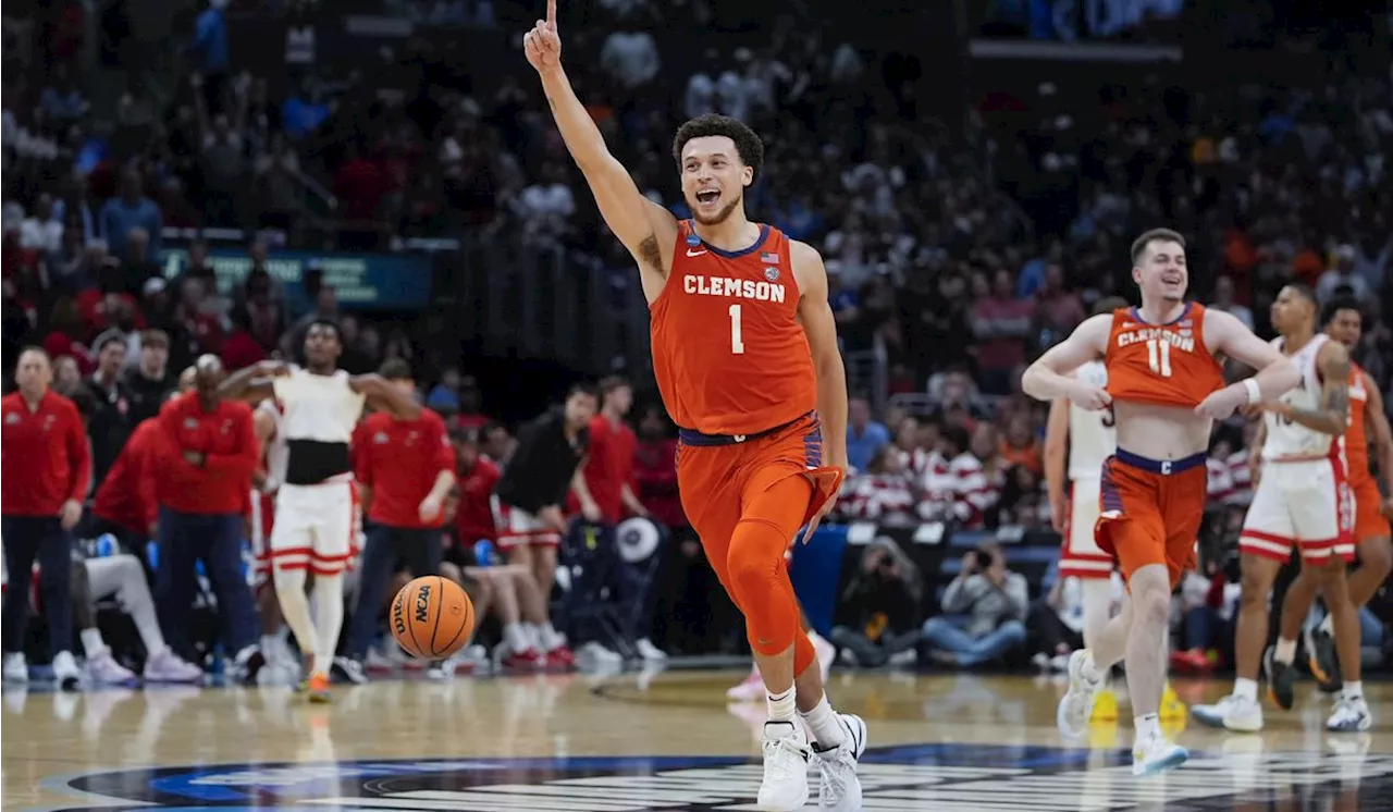 Clemson beats Arizona 77-72 to reach Elite Eight for first time since 1980