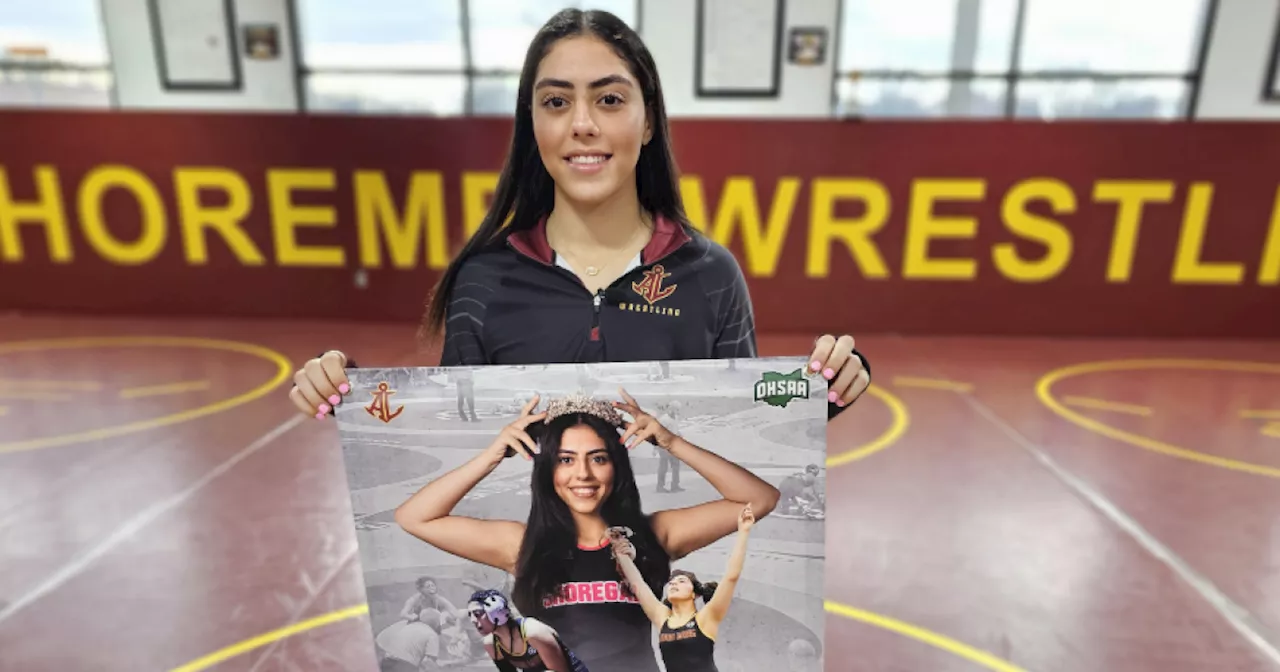 Avon Lake teen makes school, county history at girls wrestling state championship