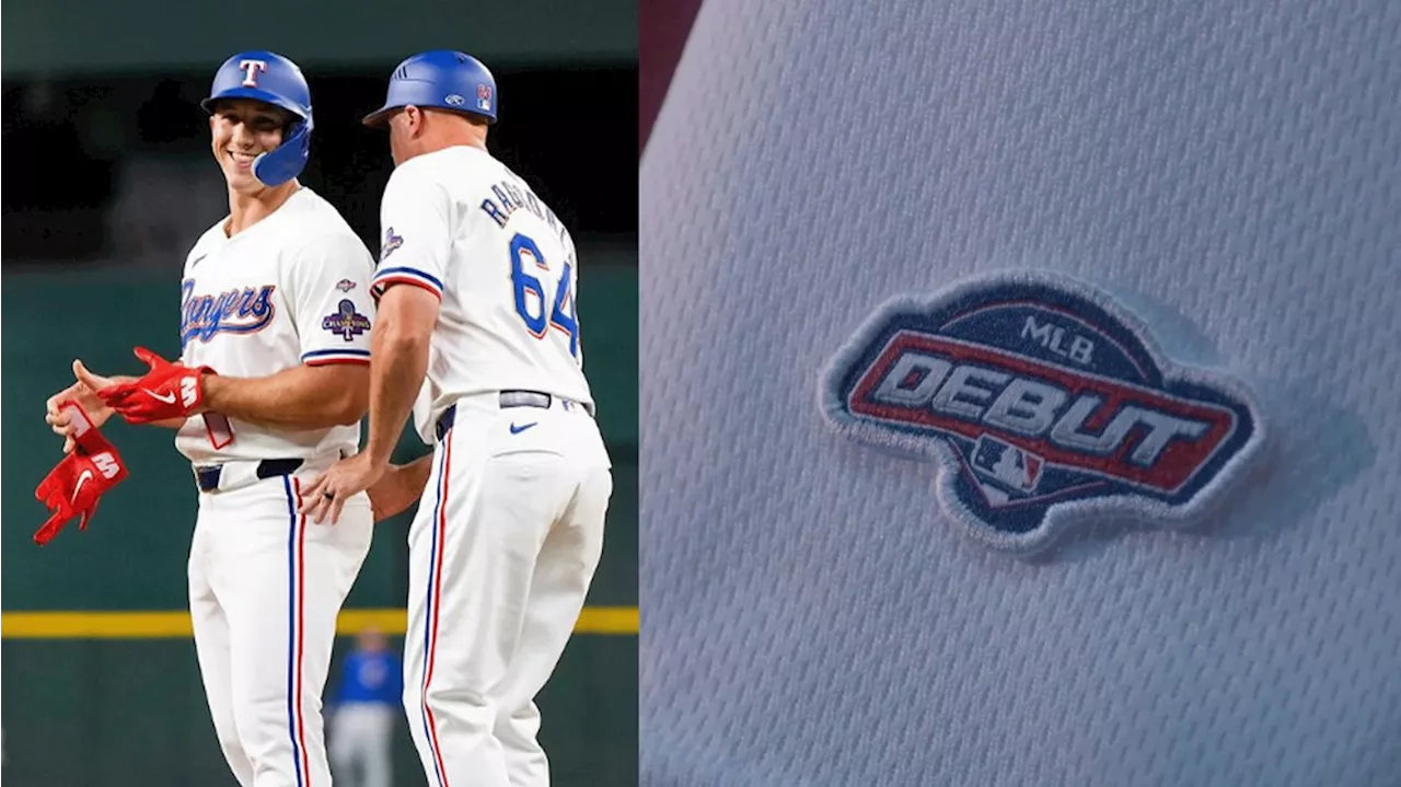 Why this tiny piece of Wyatt Langford's Rangers jersey is worth a lot of money