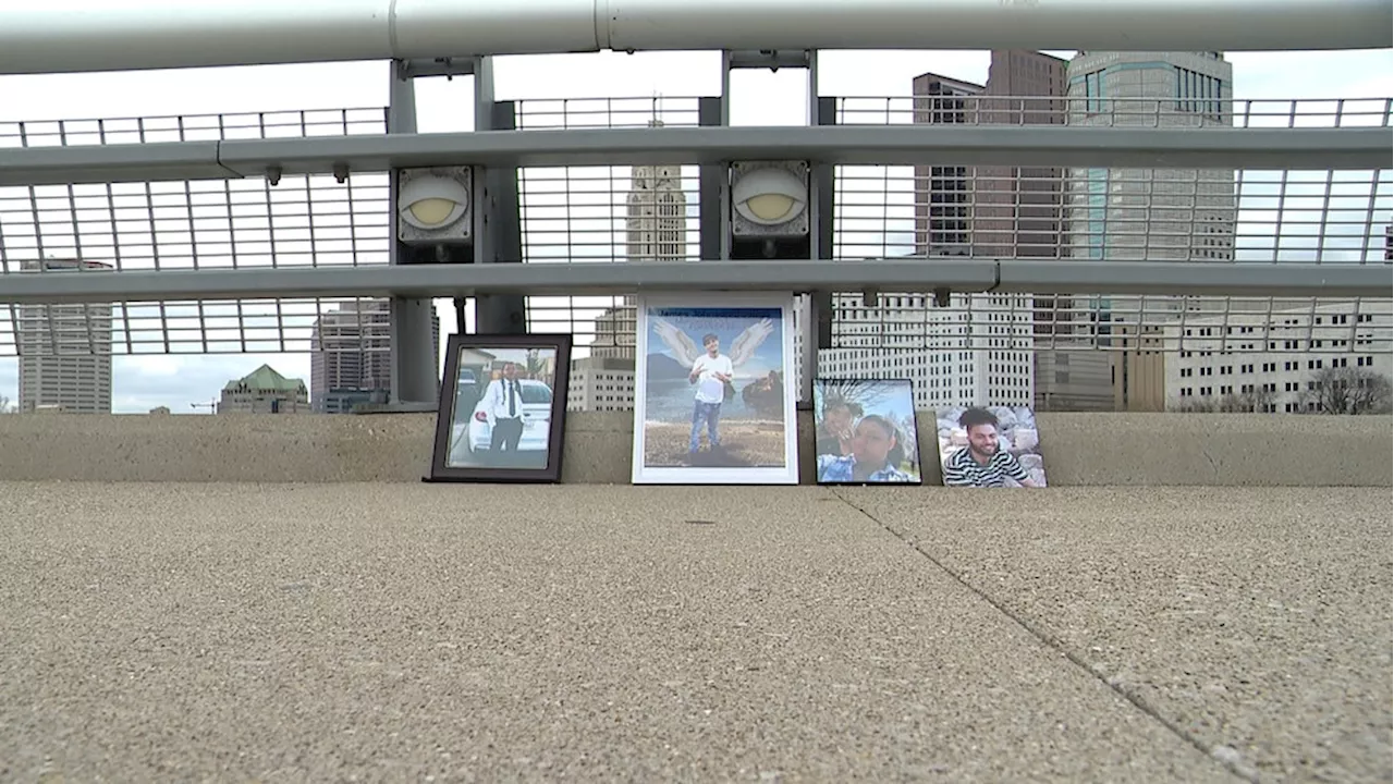 City crews remove locks honoring murdered children from a Columbus bridge