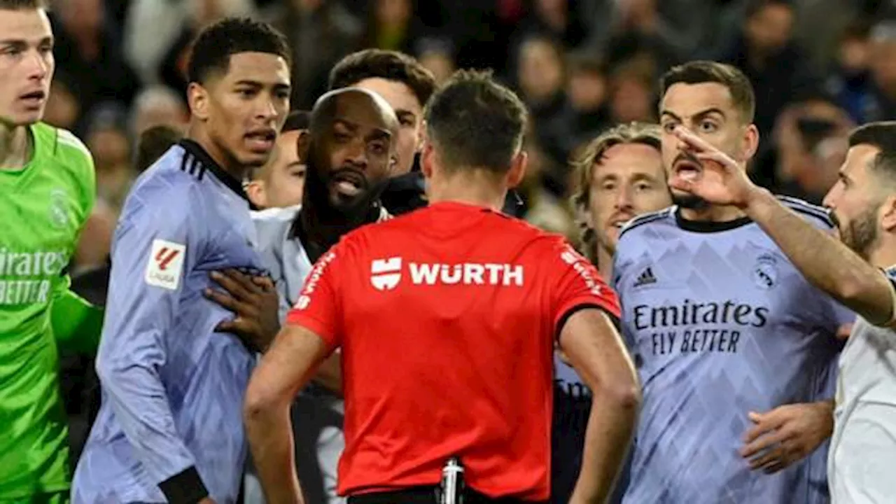 Bellingham sent off after full-time in Real draw