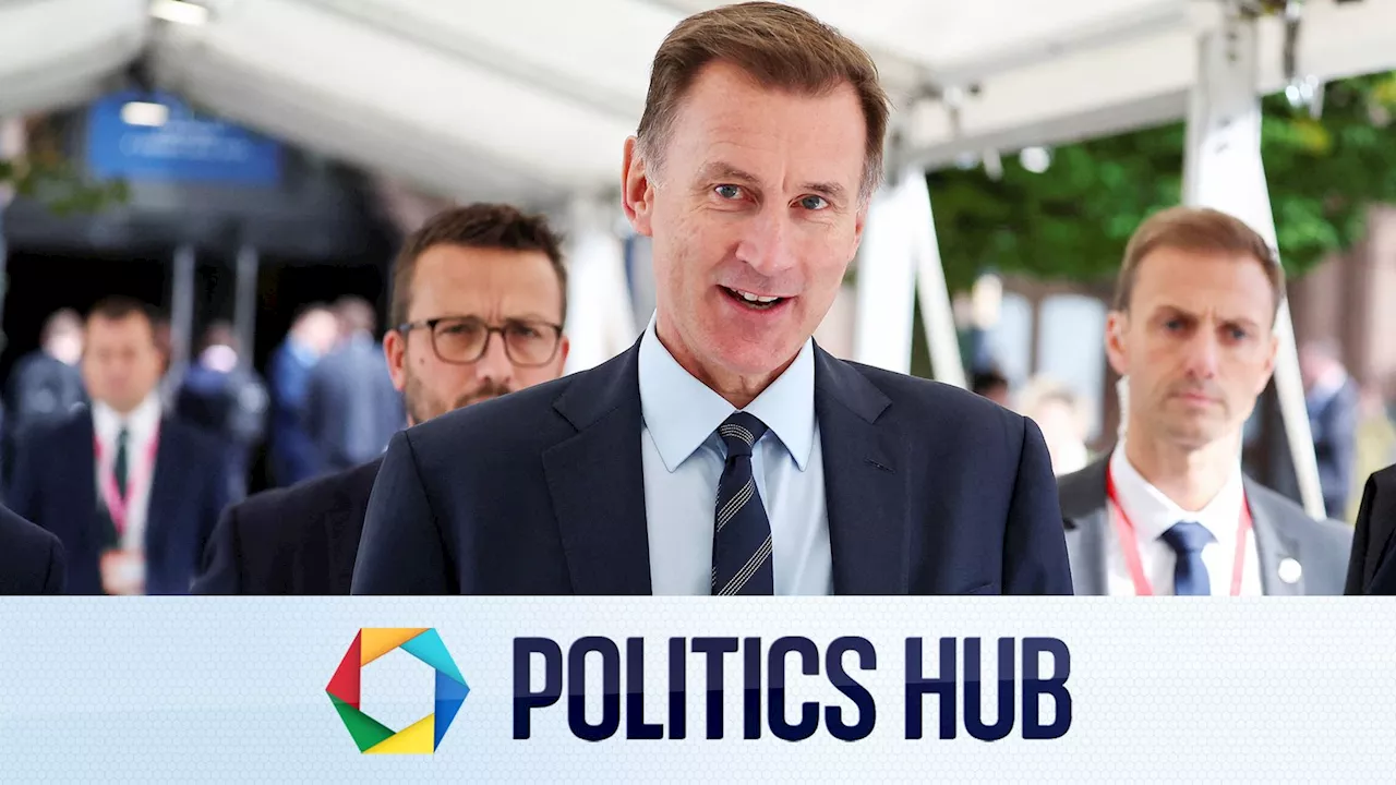 Politics latest: Chancellor Jeremy Hunt speaking to Sky News ahead of pre-election budget