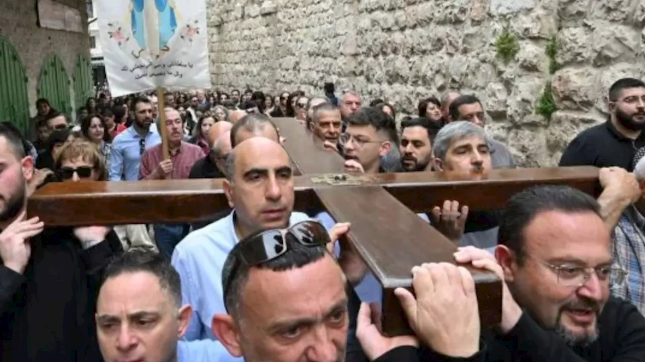 Easter celebrations underway in Jerusalem amid Gaza conflict