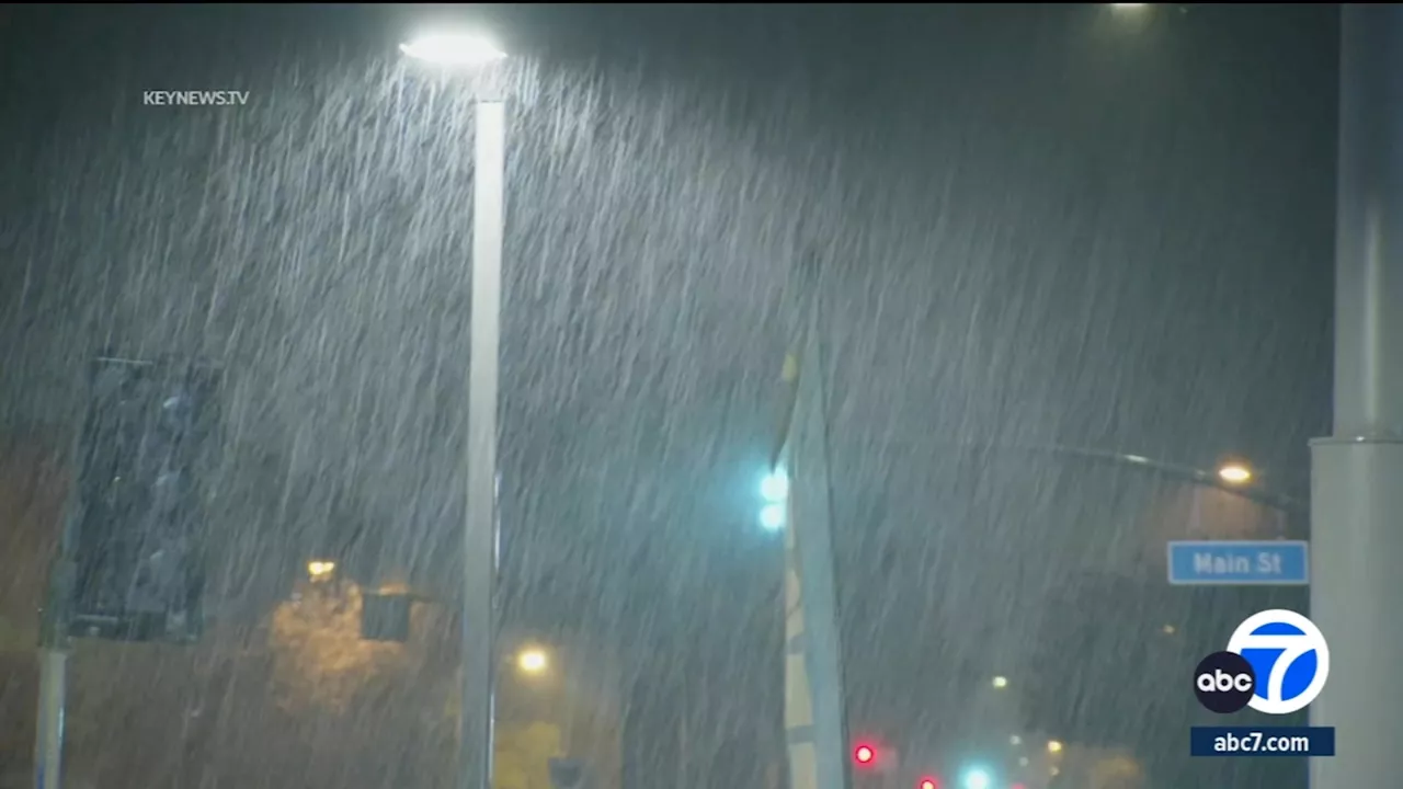 Spring storm brings rain, snow and heightened fears of more possible landslides in SoCal