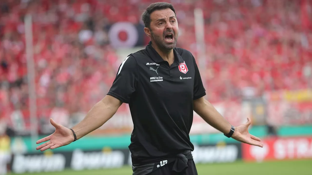 Hallescher FC: HFC-Trainer Ristic greift jetzt Regensburg an