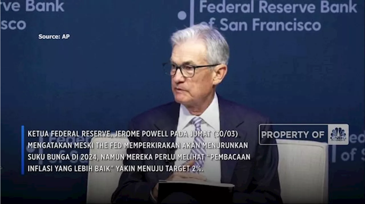 Video: Powell Ungkap Syarat 'Wajib' Untuk The Fed Pangkas Bunga Acuan