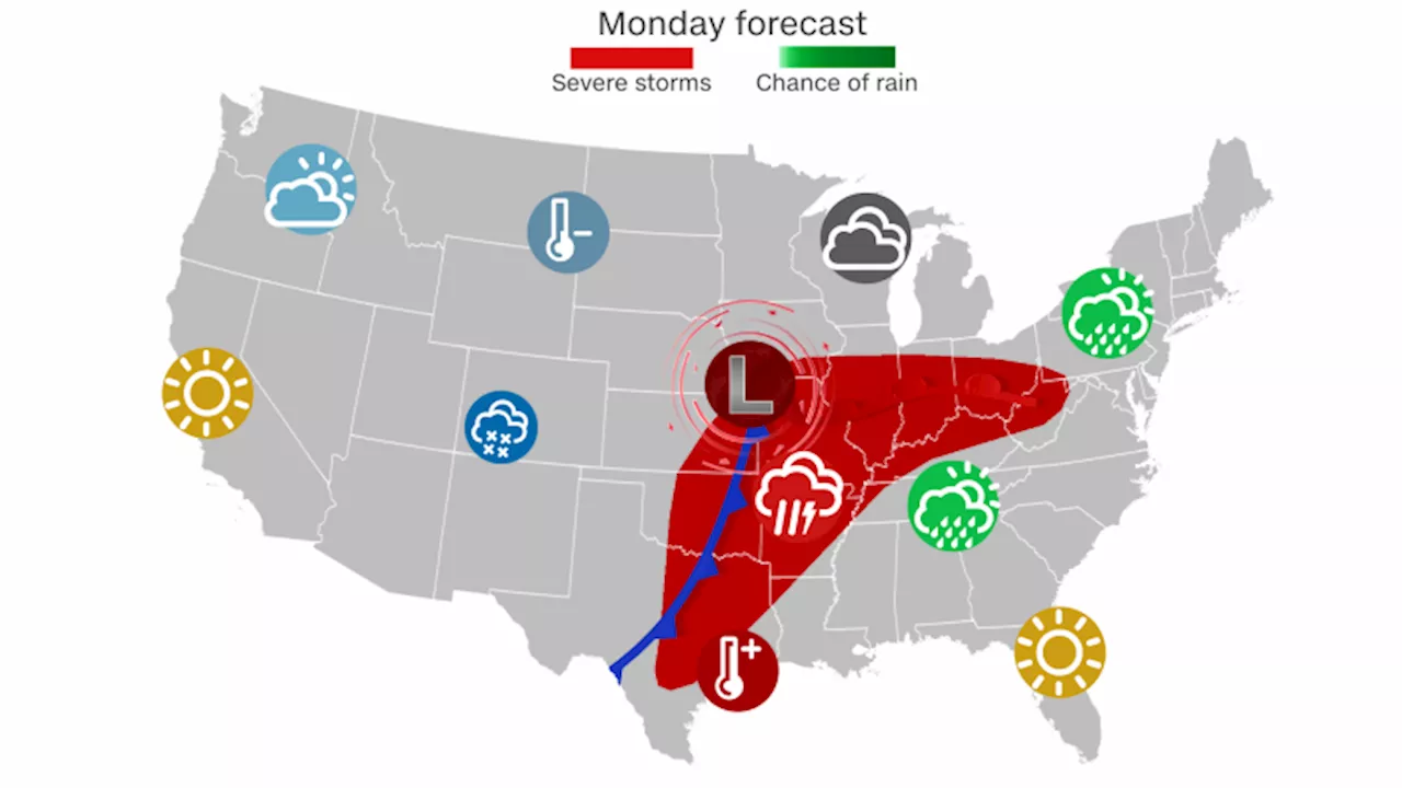 April will bring severe storms, snow and flooding as a wide-reaching storm crosses the US