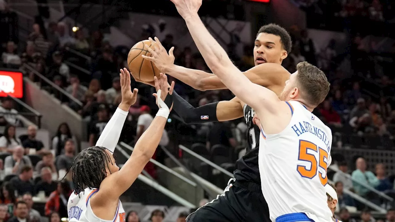 Brunson's 61 points can't help Knicks conquer dominant Wembanyama's Spurs