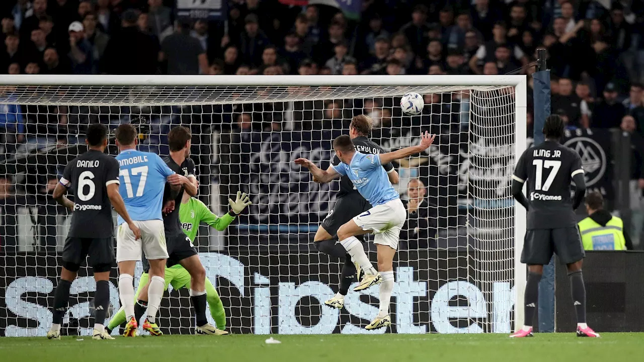 Lazio-Juventus 1-0: Marusic la vince allo scadere, Allegri crolla alla 500a in Serie A