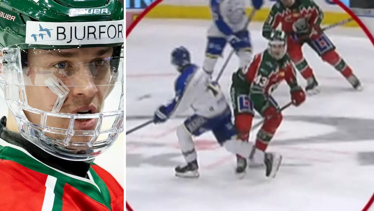 Bilderna som oroar Frölunda – Tom Nilsson utgick efter smäll