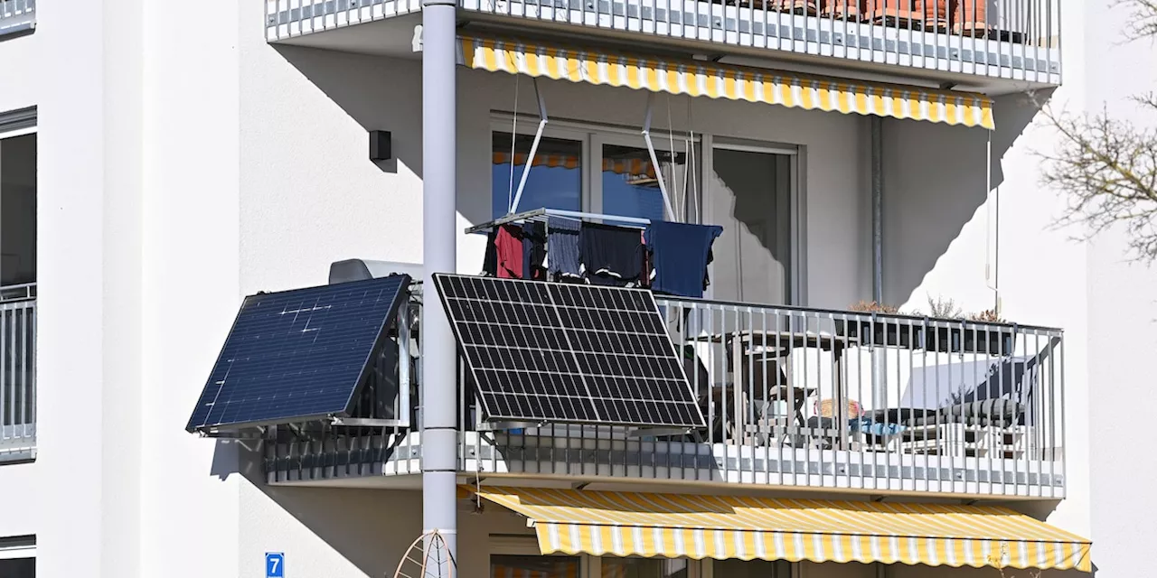 Ab Ostermontag gibt es weniger bürokratische Hürden für Balkon-Solar