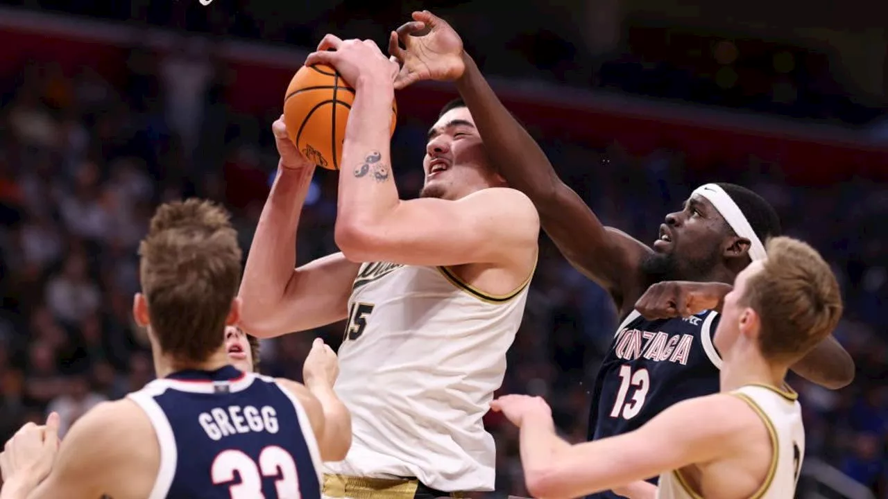 Gonzaga can't solve Zach Edey, Purdue in 80-68 loss in Sweet 16