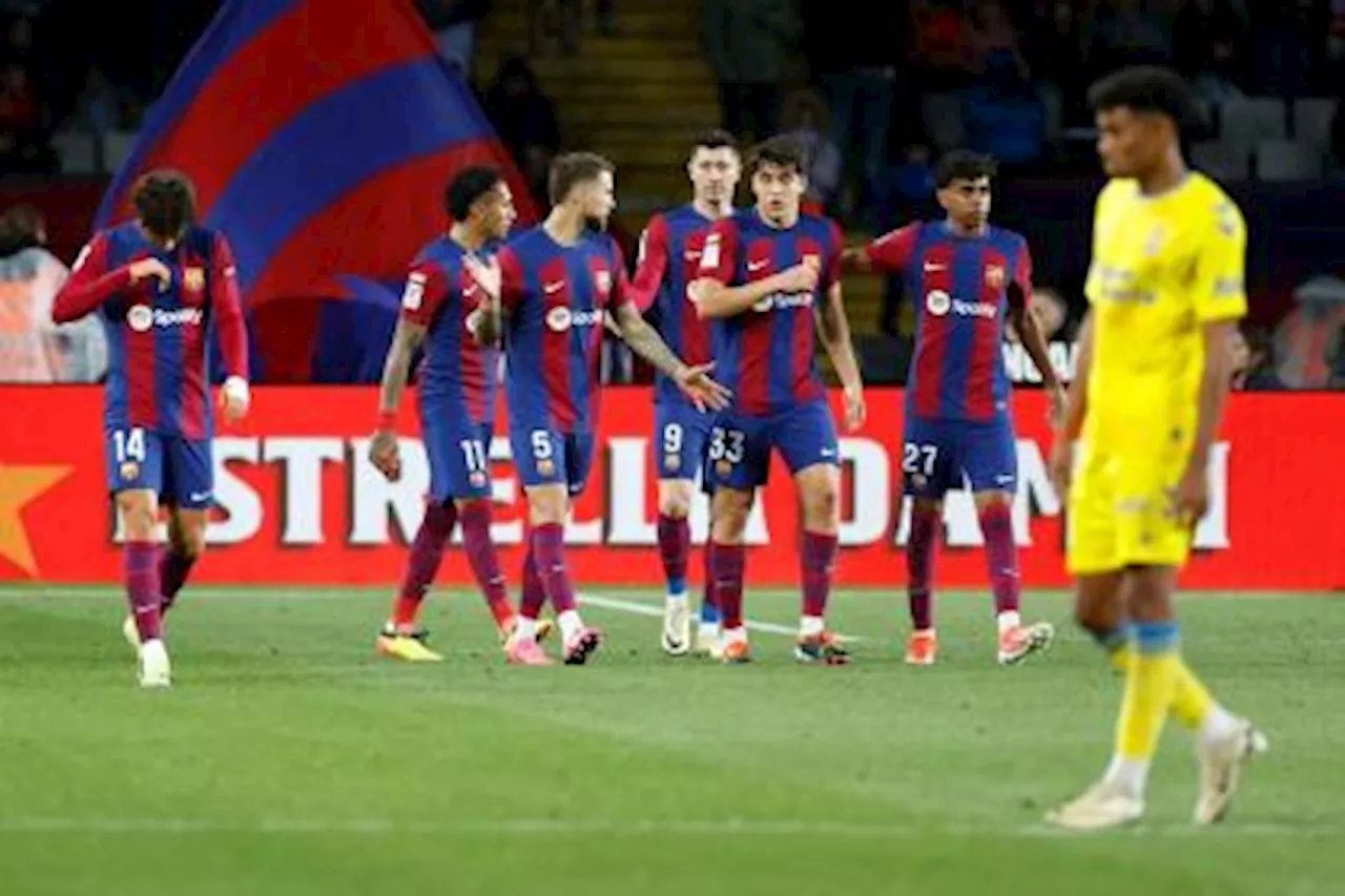 Barcelona le ganó a Las Palmas y sigue en la lucha por LaLiga