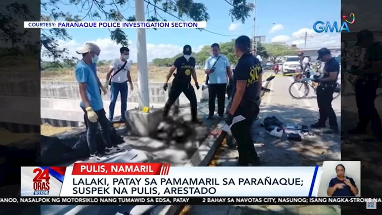 Lalaking rider, patay nang barilin ng pulis na tinangka siyang pagnakawan sa Parañaque