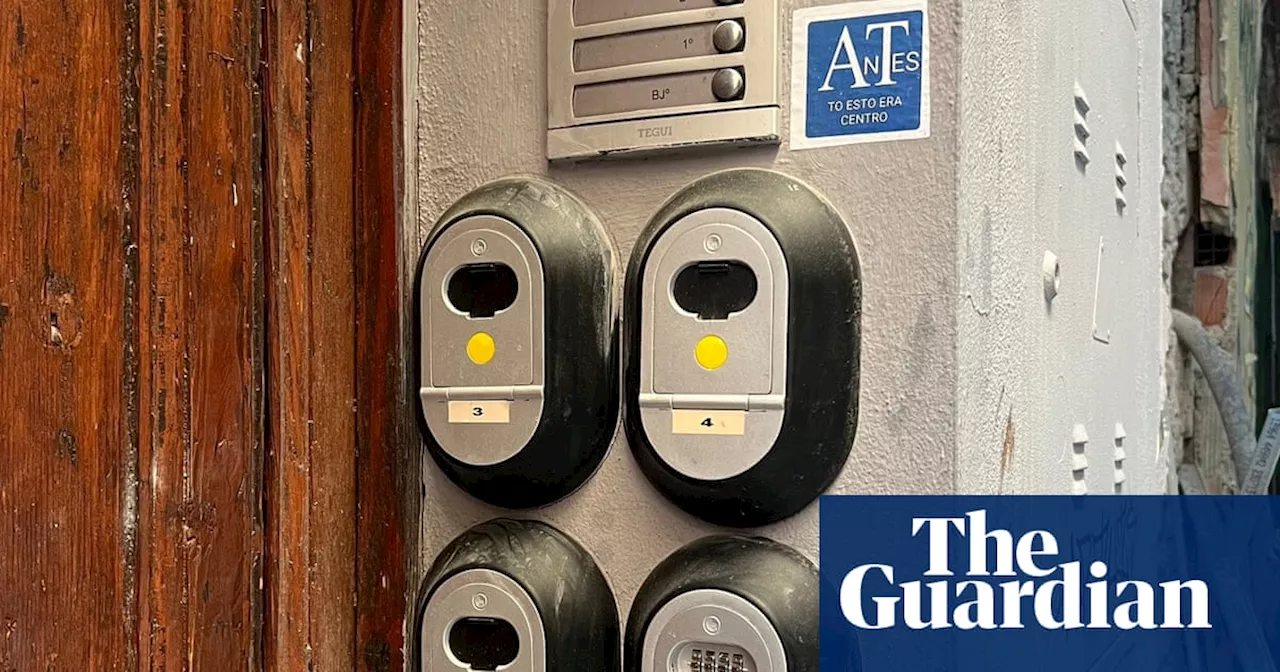 ‘A family used to live here’: The Spanish sticker rebellion battling tourist lets