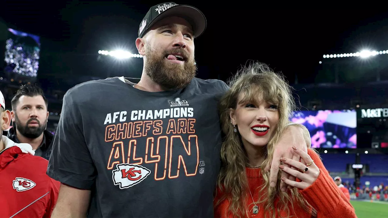 Travis Kelce's Hat Paid Tribute to Taylor Swift With a Hidden '1989' Easter Egg