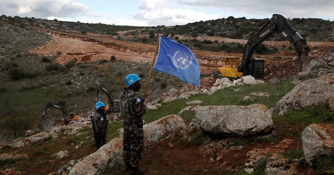 UN military observers and Lebanese interpreter injured in shell blast while on border patrol